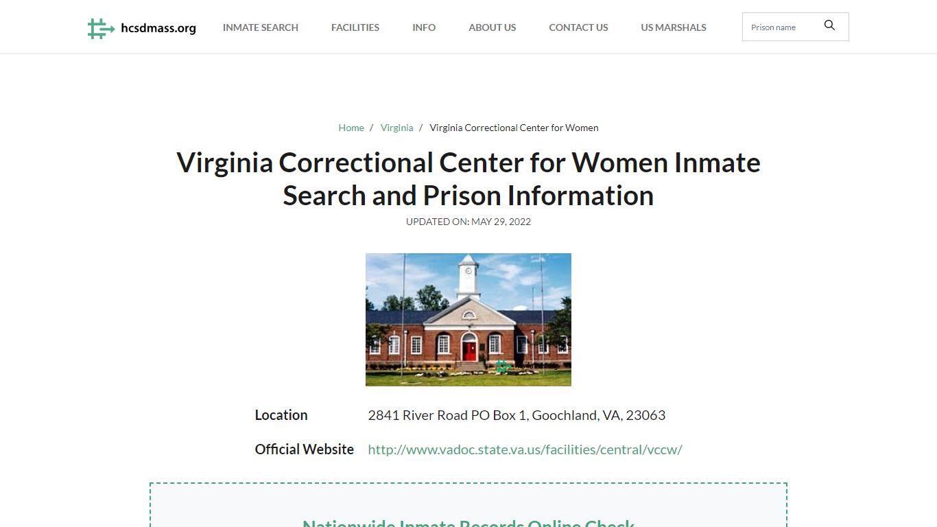 Virginia Correctional Center for Women - Hampden County